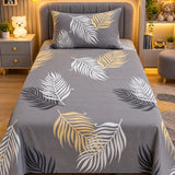 Grey Leaf  Print Kids Bedsheet