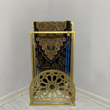 Handcrafted Metal Prayer Rug Stand - The Linen House