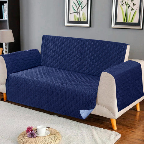 Pinsonic Sofa Cover ( Navy )