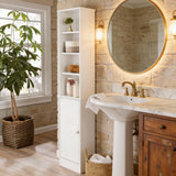 Bathroom Cabinet Side Cupboard Storage Organizer Unit