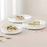 Elegant Lace Display Tray Set