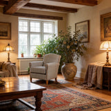 Accent Armchair With Stripe Design - The Linen House