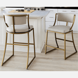 Allister Upholstered Counter Stool - The Linen House