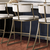 Allister Upholstered Counter Stool - The Linen House