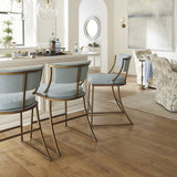 Allister Upholstered Counter Stool - The Linen House