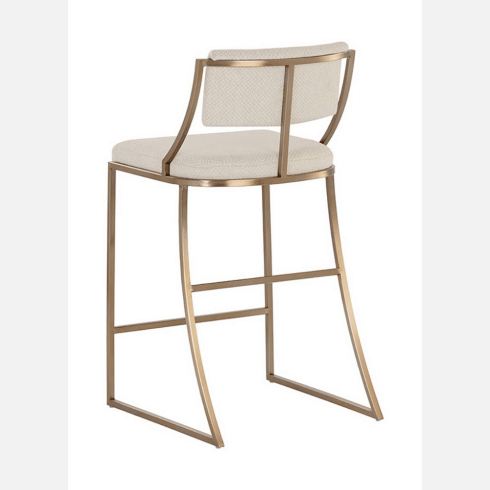 Allister Upholstered Counter Stool - The Linen House