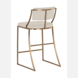 Allister Upholstered Counter Stool - The Linen House