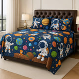 Astronaut & Planets Bedsheet (3pcs) - The Linen House