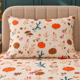 Autumn Pumpkin & Mushroom Kids Bedsheet - The Linen House