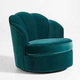 Avery Dusty Mauve Velvet Chair - The Linen House