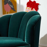 Avery Dusty Mauve Velvet Chair - The Linen House