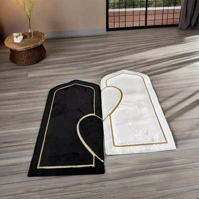 Personalized Prayer Mat Set with Heart Design( embroidered) - The Linen House