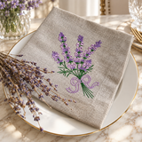 Lavender Garden Premium Table Napkin