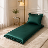 Luxury Ruffled Floor Mattress with Pillow