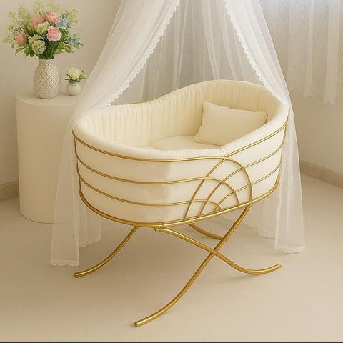 BABY CHESTER BABY CRADLE BASSINET - The Linen House