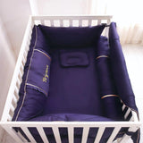 Baby Cot Set Navy - The Linen House