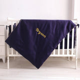 Baby Cot Set Navy - The Linen House