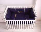 Baby Cot Set Navy - The Linen House