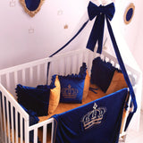 Baby Cot Set( Prince Crown) - The Linen House