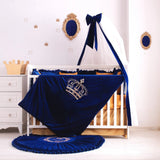 Baby Cot Set( Prince Crown) - The Linen House