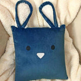 Baby Cushion Silver Blue - The Linen House