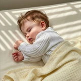 Baby Waffle Blankets Wrap in Neutral Colors - The Linen House