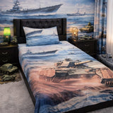 Battle on the Waves Kids Bedsheet - The Linen House