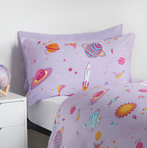 Kids Cartoon Bed-sheet Galaxy