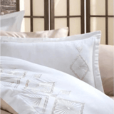 Beach Embroidery Duvet Set - The Linen House