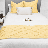 Bed Runner With Two Cushions - The Linen House