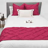 Bed Runner With Two Cushions - The Linen House