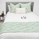 Bed Runner With Two Cushions - The Linen House