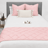 Bed Runner With Two Cushions - The Linen House