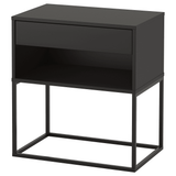 Black Bedside Table - The Linen House