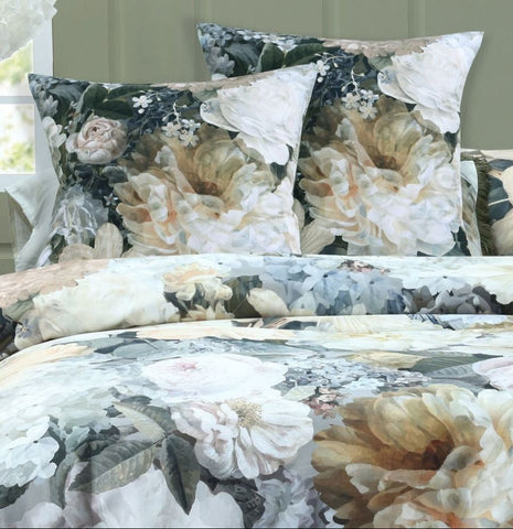Blooms Digital Print Duvet Set | Modern Floral Bedding - The Linen House