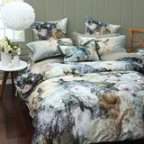 Blooms Digital Print Duvet Set | Modern Floral Bedding - The Linen House