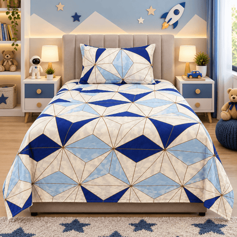 Blue Diamond Kids Bedsheet - The Linen House