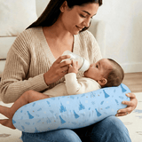 Blue Fairy Castle Nursing Pillow - The Linen House