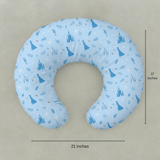 Blue Fairy Castle Nursing Pillow - The Linen House
