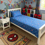 Blue Hero Theme Kids Bedsheet - The Linen House