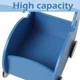 Blue Whale 2 - in - 1 Baby Learning Walker Wooden Strollers - The Linen House