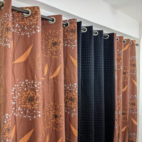 Bluebell Fields Cotton Duck Panels | set of 3 - The Linen House