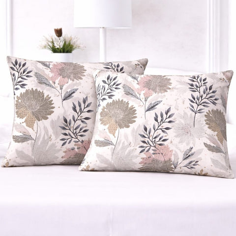 Blush Meadow Floral Pillow Cover (Pack of 2) - The Linen House