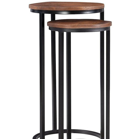 Brown MDF Sheet Nesting Table - The Linen House