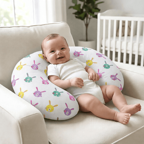 Bunny Garden Nursing Pillow - The Linen House