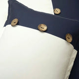 Button Style Duvet Set - The Linen House