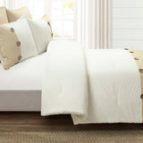 Button Style Duvet Set - The Linen House
