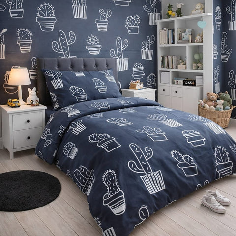 Cactus Garden Kids Bedsheet - The Linen House