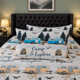 Camp & Explore Printed Bed Sheet - The Linen House