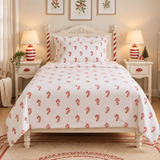 Candy Cane Christmas Kids Bedsheet - The Linen House